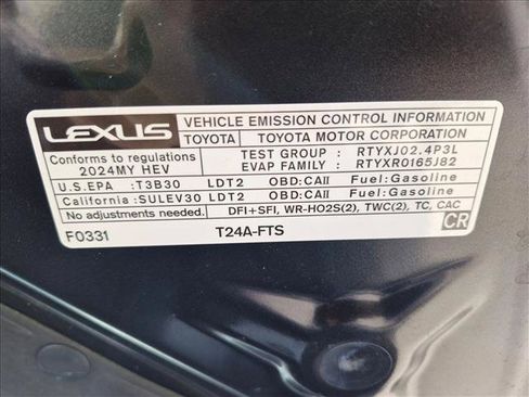 Certified 2024 Lexus RX 500h F Sport w/ Convenience Package AWD/4WD image 24