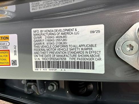 New 2025 Honda Accord Touring image 30