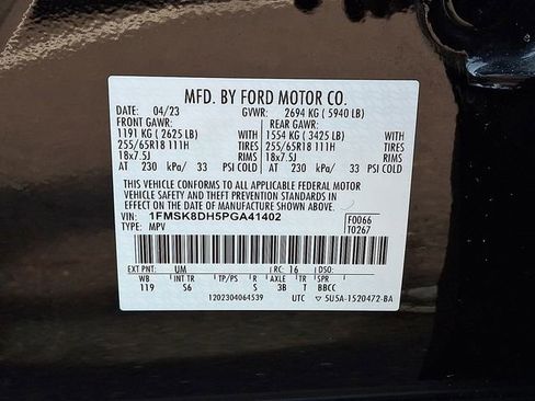 Certified 2023 Ford Explorer XLT w/ Equipment Group 202A AWD/4WD image 26