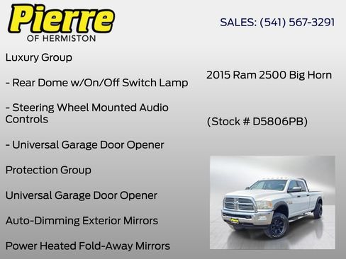 Used 2015 RAM 2500 SLT w/ Protection Group AWD/4WD image 18