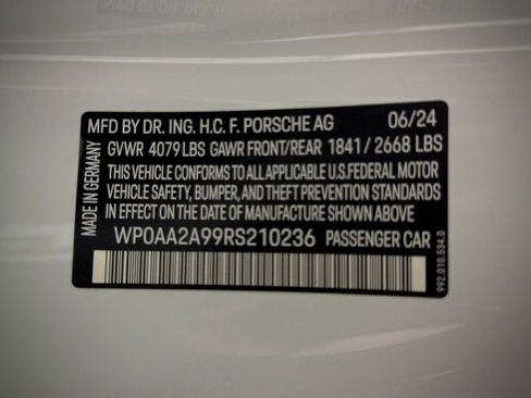 Certified 2024 Porsche 911 Carrera T image 30