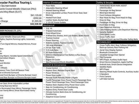 Used 2022 Chrysler Pacifica Touring-L FWD image 2