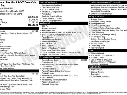 Used 2025 Nissan Frontier Pro-X image 3