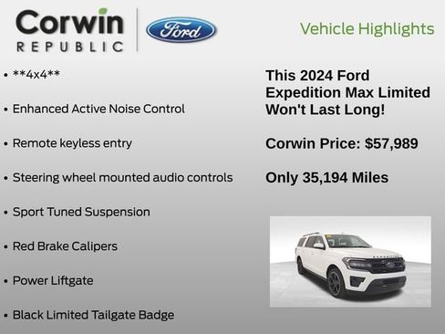 Certified 2024 Ford Expedition Max Limited image 26