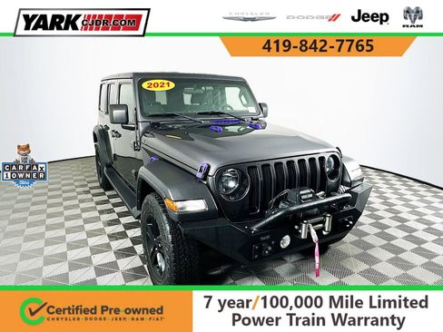 Certified 2021 Jeep Wrangler Unlimited Sport image 1