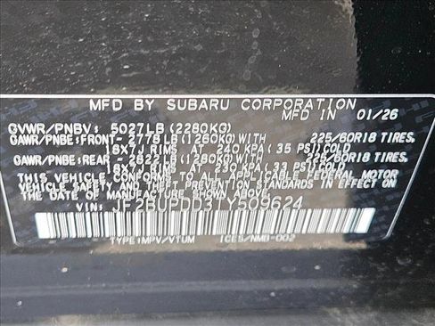 New 2026 Subaru Outback Limited AWD/4WD image 18