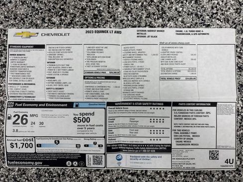 Used 2023 Chevrolet Equinox LT image 58