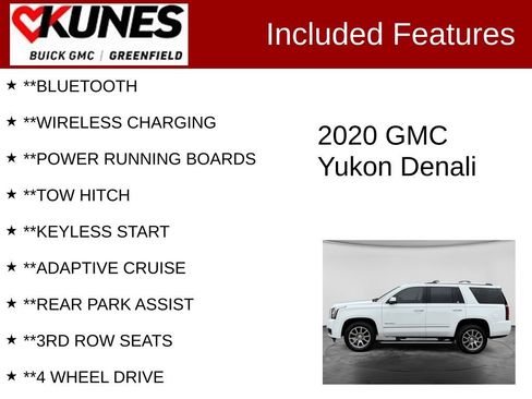 Used 2020 GMC Yukon Denali w/ Open Road Package AWD/4WD image 3