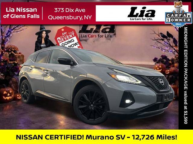 Certified 2024 Nissan Murano SV w/ SV Midnight Edition Package AWD/4WD 360° Tour