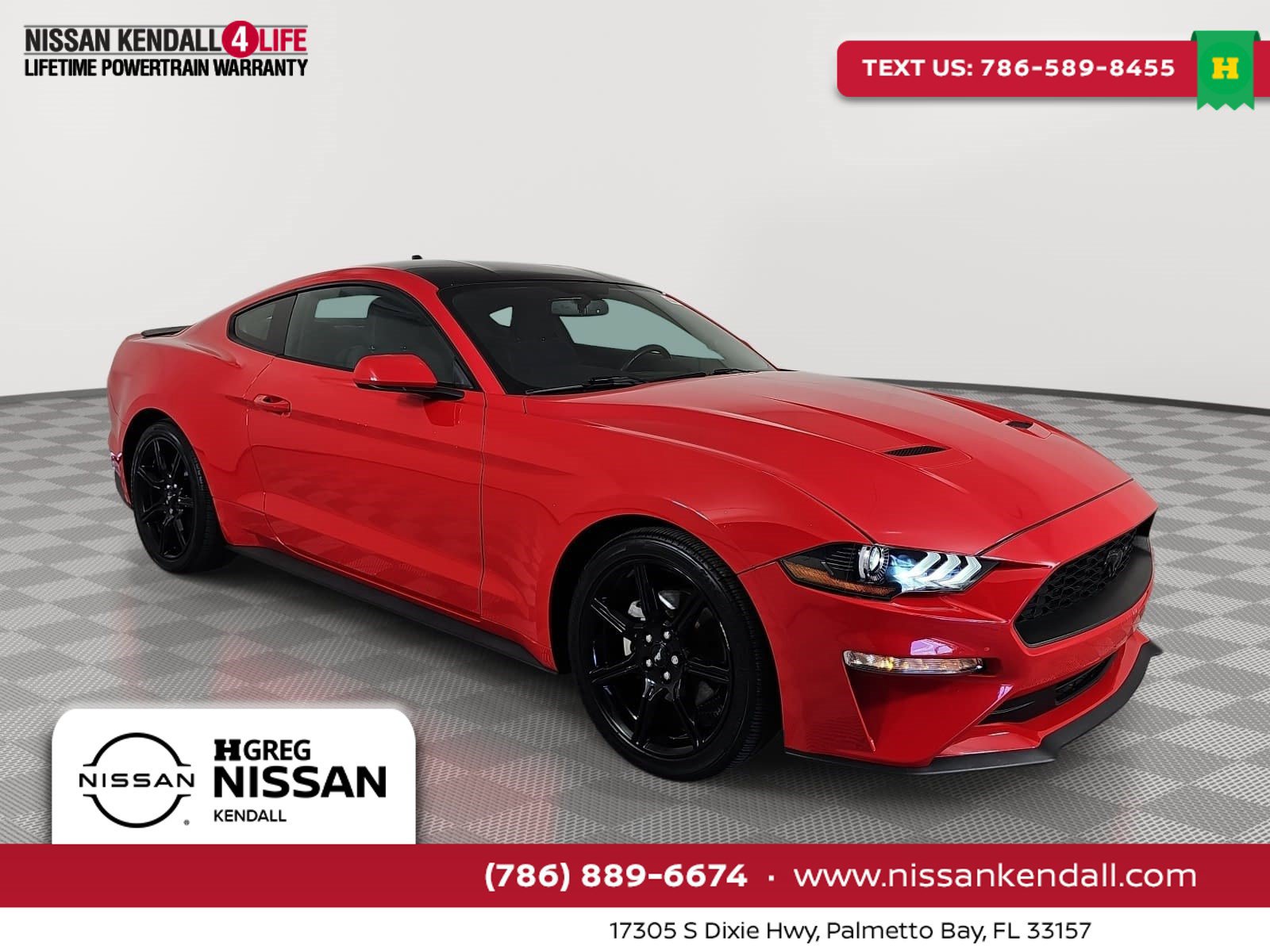 Used 2020 Ford Mustang Coupe w/ Equipment Group 101A RWD image 1
