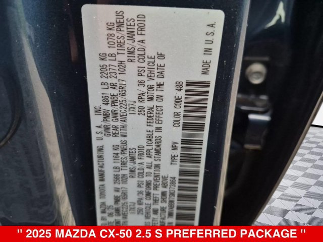 Used 2025 MAZDA CX-50 AWD 2.5 S w/ Weather Package image 39