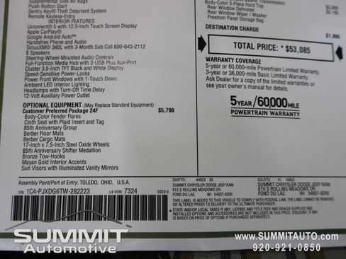 New 2026 Jeep Wrangler Unlimited Sport w/ Safety Group image 10