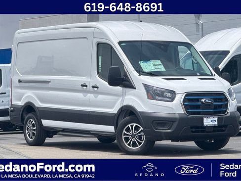Used 2024 Ford E-Transit 148 Medium Roof w/ Load Area Protection Package RWD image 1