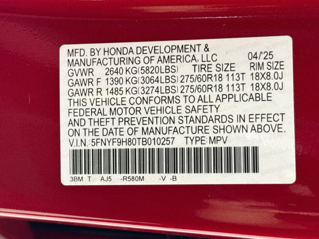 Used 2026 Honda Passport TrailSport Elite image 33