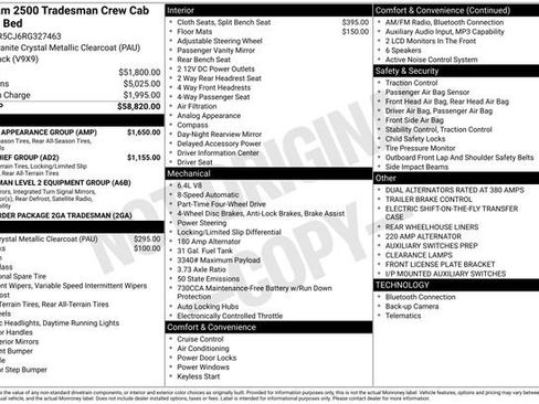 Used 2024 RAM 2500 Tradesman w/ Chrome Appearance Group image 5