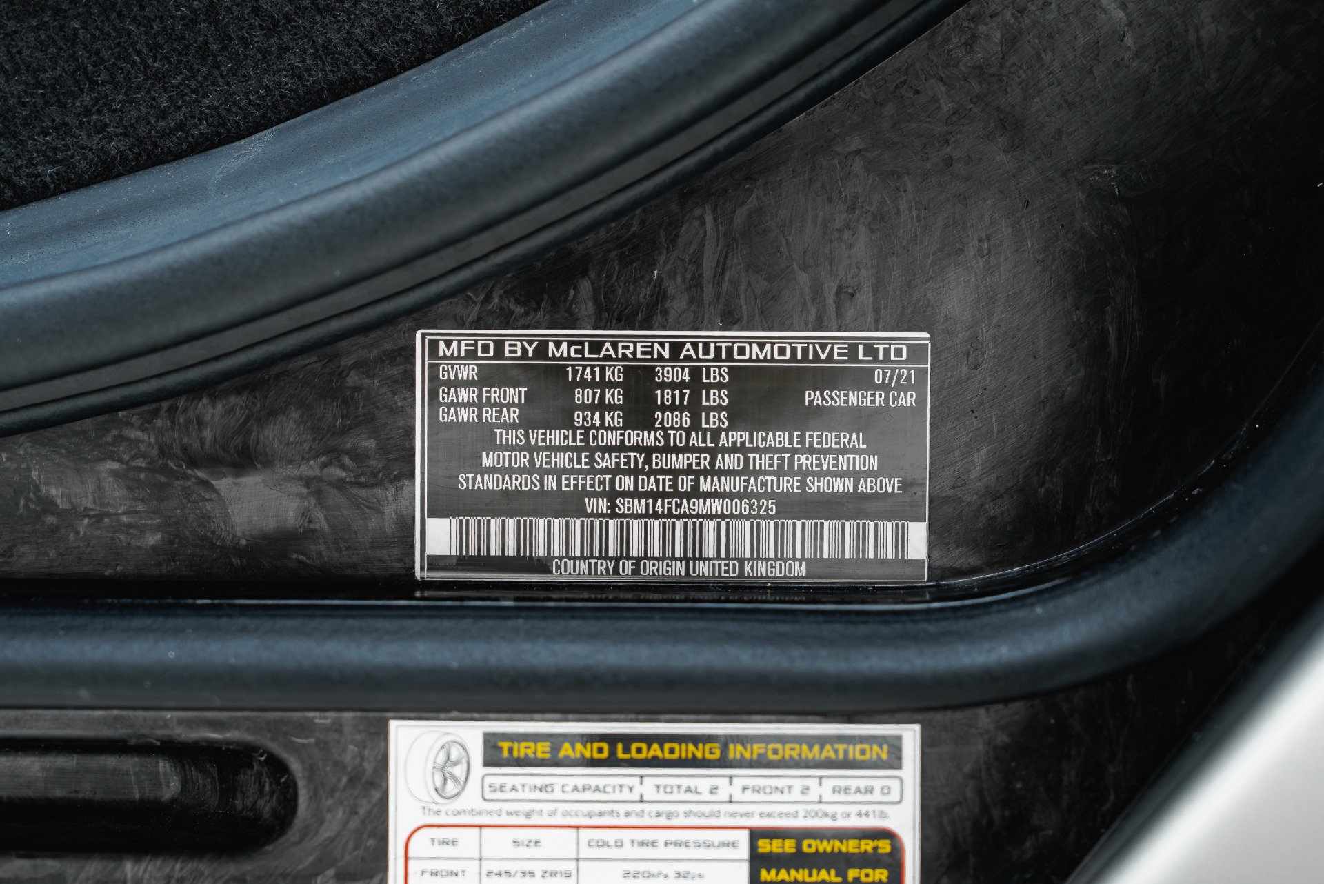 Used 2021 McLaren 720S Performance RWD image 53
