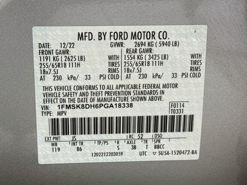 Used 2023 Ford Explorer XLT AWD/4WD image 33