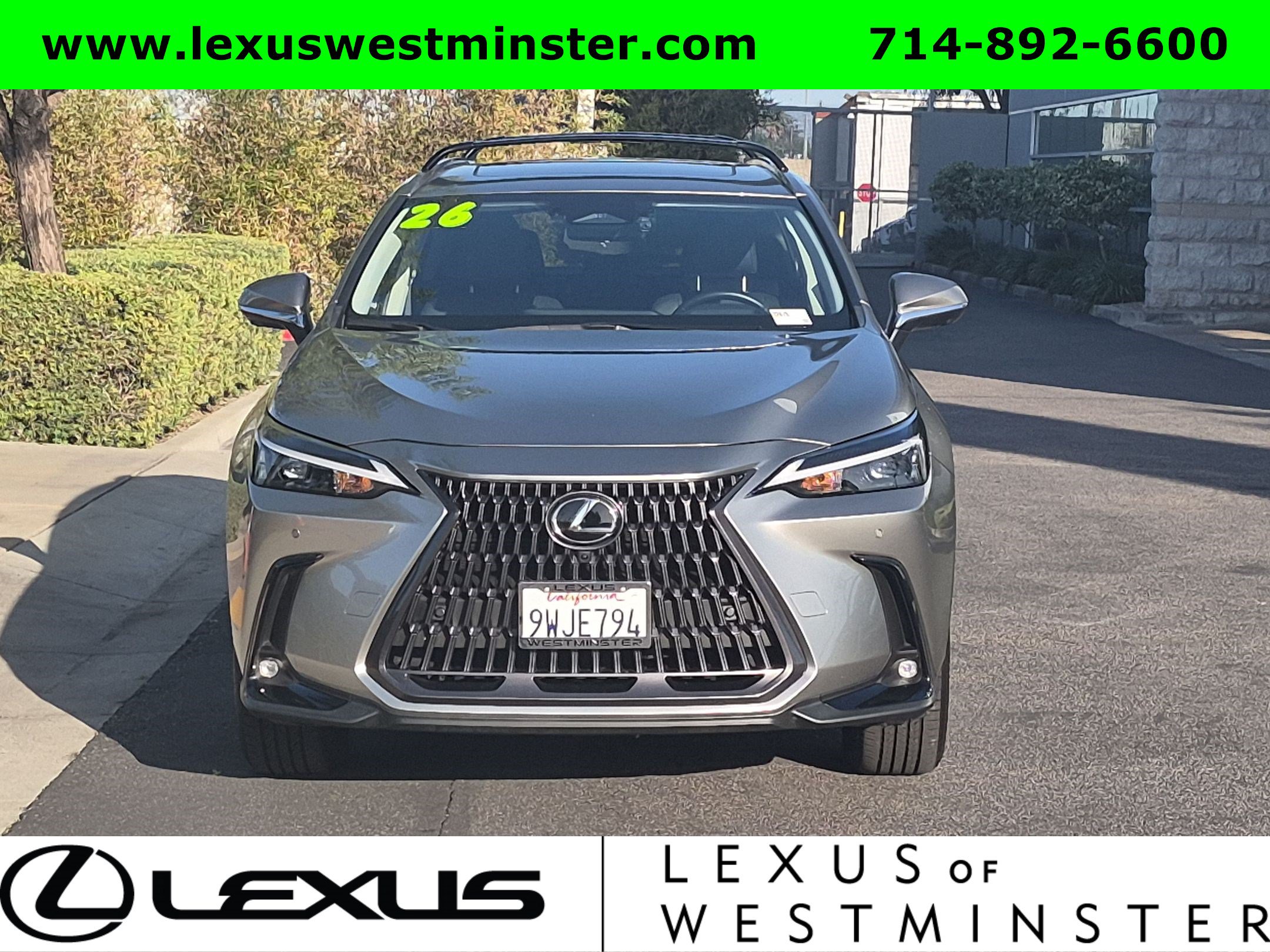 Certified 2026 Lexus NX 350h AWD w/ Accessory Package (2T) image 2