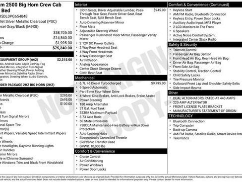 Used 2023 RAM 2500 Big Horn w/ Level 1 Equipment Group image 5