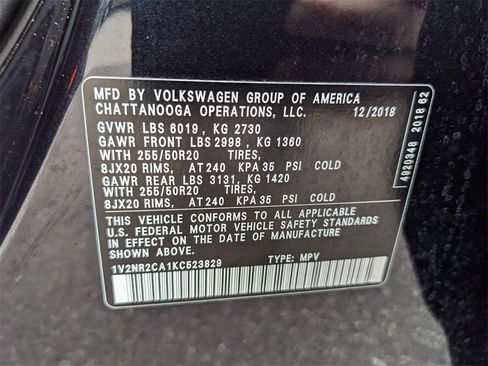 Used 2019 Volkswagen Atlas SEL Premium image 39