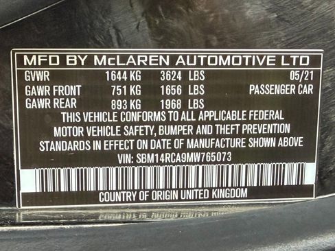 Used 2021 McLaren 765LT RWD image 20