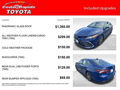 Certified 2024 Toyota Camry XLE w/ Cold Weather Package AWD/4WD image 7