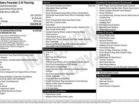 Used 2017 Subaru Forester 2.5i Touring image 40