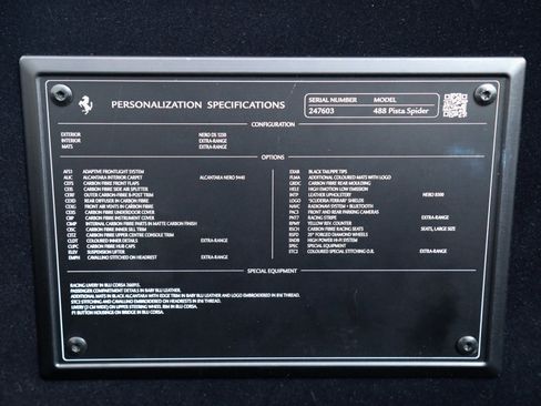 Certified 2019 Ferrari 488 Pista Spider image 38