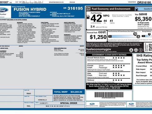 Used 2013 Ford Fusion Titanium FWD image 2