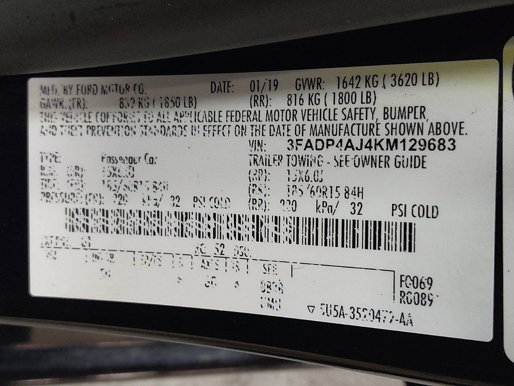 Used 2019 Ford Fiesta S FWD image 33