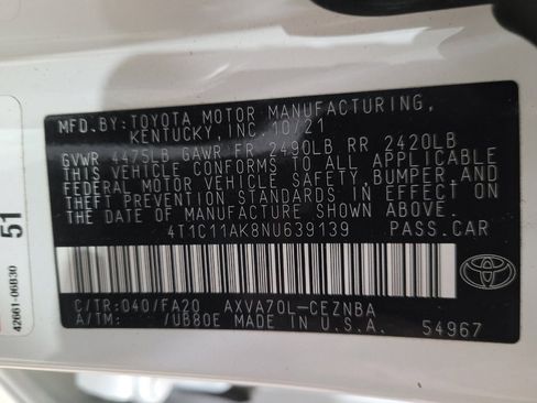 Used 2022 Toyota Camry LE FWD image 33