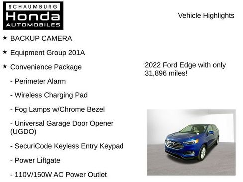 Used 2022 Ford Edge SEL w/ Convenience Package image 7
