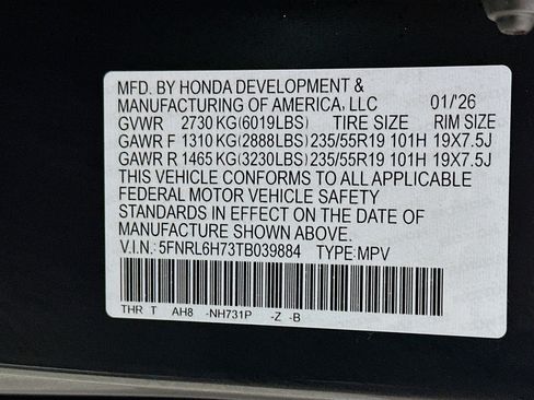 New 2026 Honda Odyssey Sport-L image 31