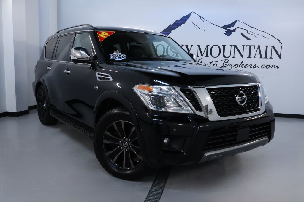 Used 2019 Nissan Armada Platinum w/ Captain's Chairs Package AWD/4WD 360° Tour