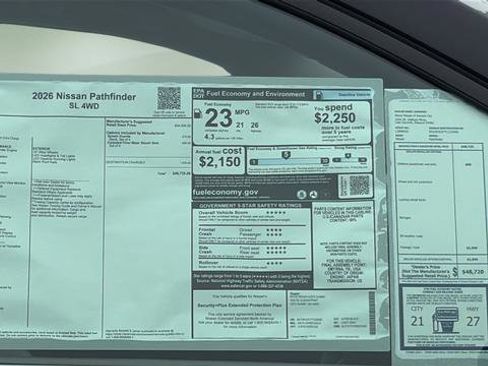 New 2026 Nissan Pathfinder SL AWD/4WD image 43