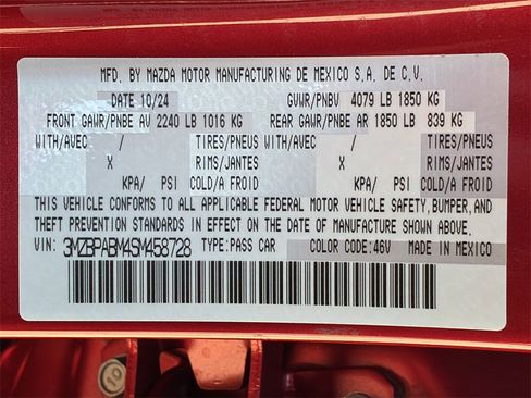 Used 2025 MAZDA MAZDA3 s image 30