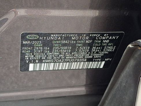 Certified 2023 Hyundai Santa Fe Limited AWD/4WD image 28