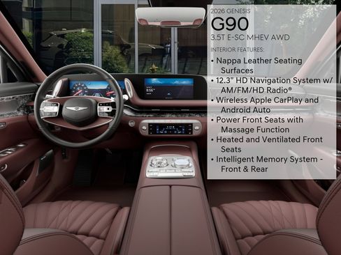 New 2026 Genesis G90 3.5T AWD/4WD image 17