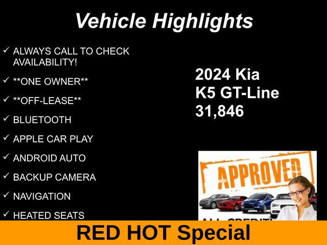 Used 2024 Kia K5 GT-Line w/ GT-Line Premium Package AWD/4WD image 10