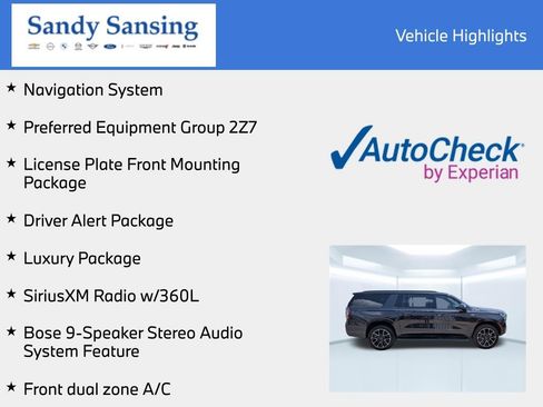 Used 2022 Chevrolet Suburban Z71 w/ Luxury Package AWD/4WD image 7