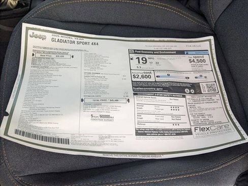 New 2026 Jeep Gladiator Sport AWD/4WD image 17