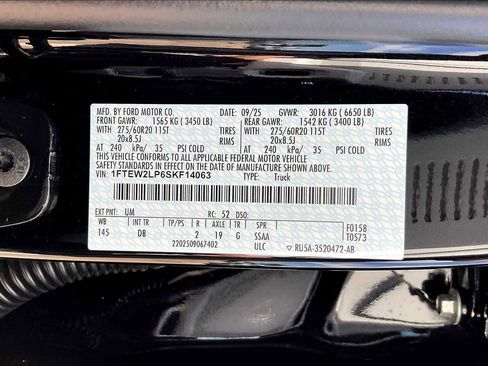 New 2025 Ford F150 STX w/ Equipment Group 200A image 19