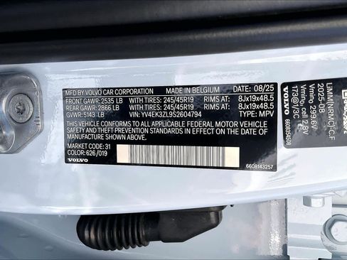 New 2025 Volvo EX30 Ultra w/ Protection Package Premier image 36