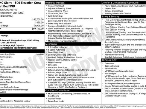Used 2024 GMC Sierra 1500 Elevation AWD/4WD image 2