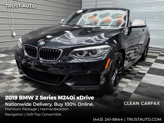 Used 2019 BMW M240i xDrive Convertible w/ Premium Package AWD/4WD image 1
