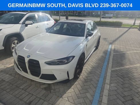 Used 2024 BMW M3 Competition w/ Parking Assistance Package RWD image 3