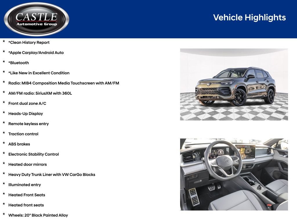 Certified 2026 Volkswagen Tiguan SE R-Line AWD/4WD image 3