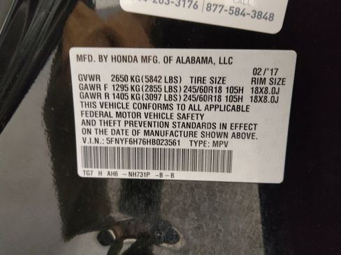 Used 2017 Honda Pilot EX-L image 33