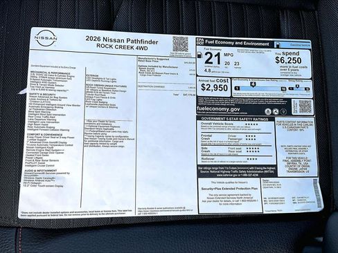 New 2026 Nissan Pathfinder Rock Creek image 21