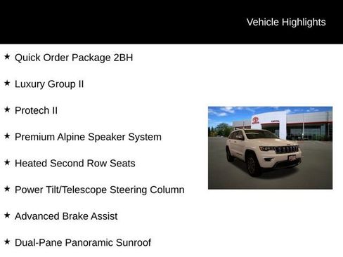 Used 2020 Jeep Grand Cherokee Limited w/ Luxury Group II image 2